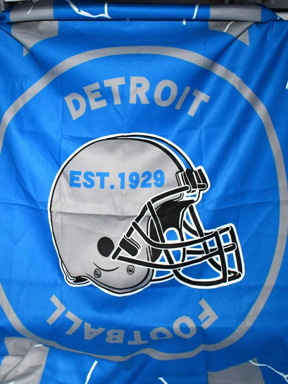 Detroit Lions Microfiber Beach Towel 30x70 Blue NFL Unbranded NWOT